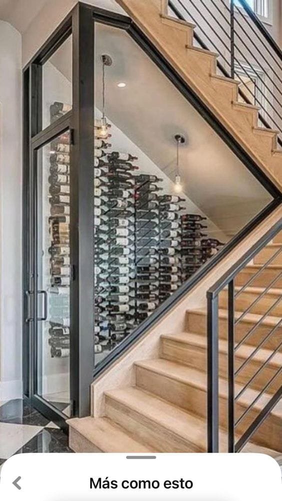 rôle d’un architecte d’intérieur – Article Genes’In - escalier cave à vin